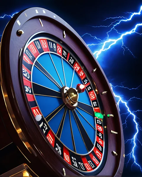 Lightning roulette wheel tile on the 11xPlay game floor
